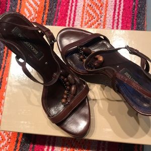 Authentic Sergio Rossi brown stilettos